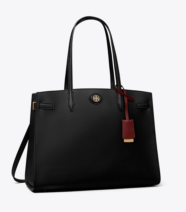 TORY BURCH WOMEN'S ROBINSON SATCHEL - Black