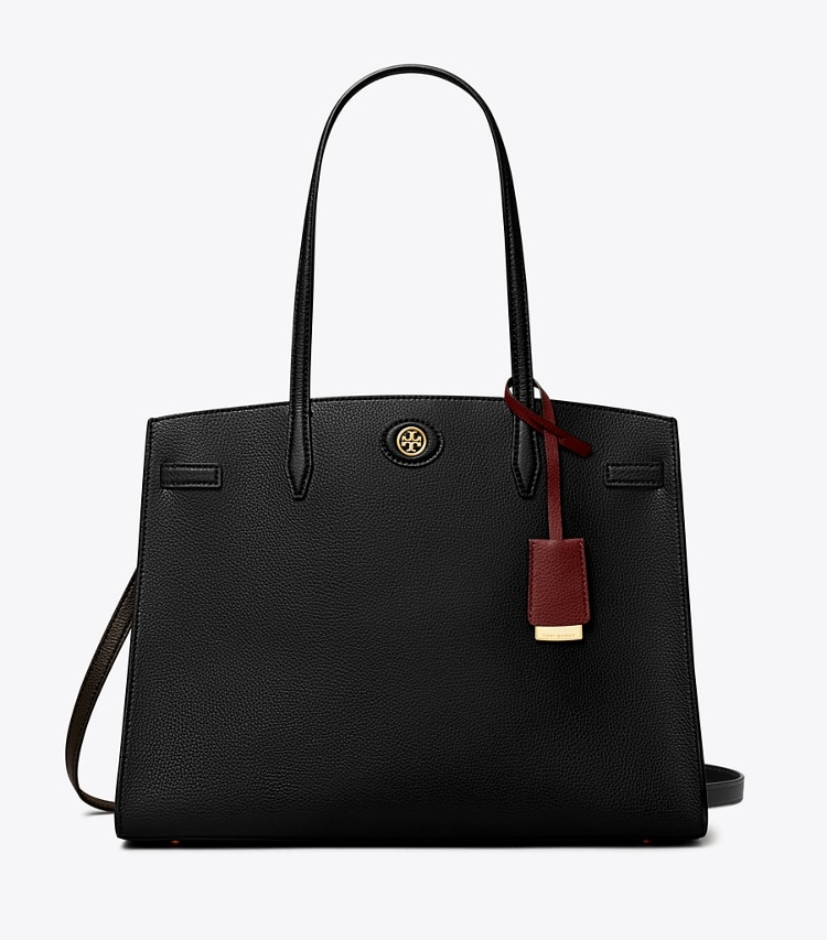 TORY BURCH WOMEN'S ROBINSON SATCHEL - Black