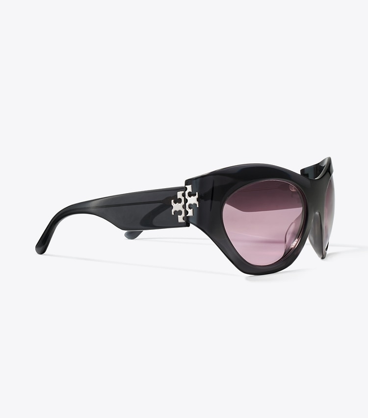 TORY BURCH WOMEN'S RUNWAY SUNGLASSES - Grey/Violet