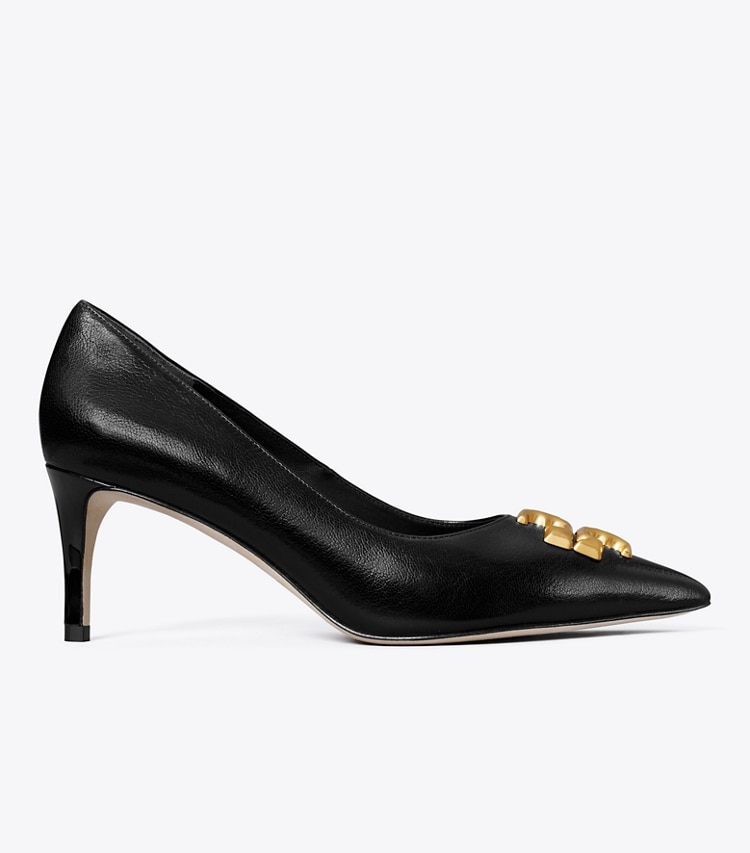 TORY BURCH WOMEN'S ELEANOR PUMP - Perfect Black / Gold