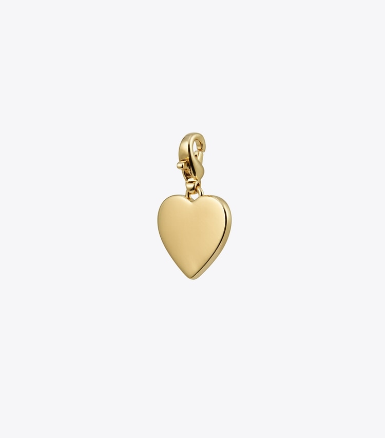 TORY BURCH WOMEN'S HEART CHARM - Tory Gold