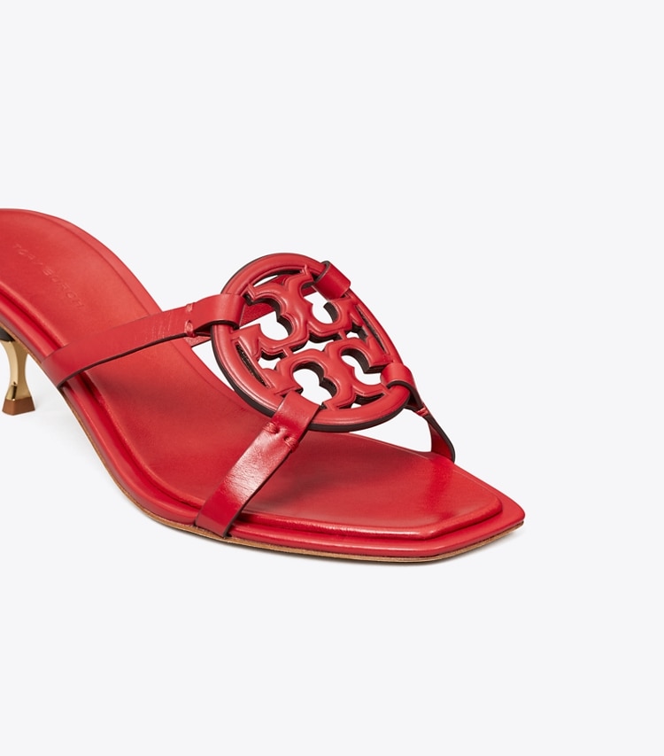 TORY BURCH WOMEN'S MILLER BOMBe LOW HEEL SANDAL - Triple Red