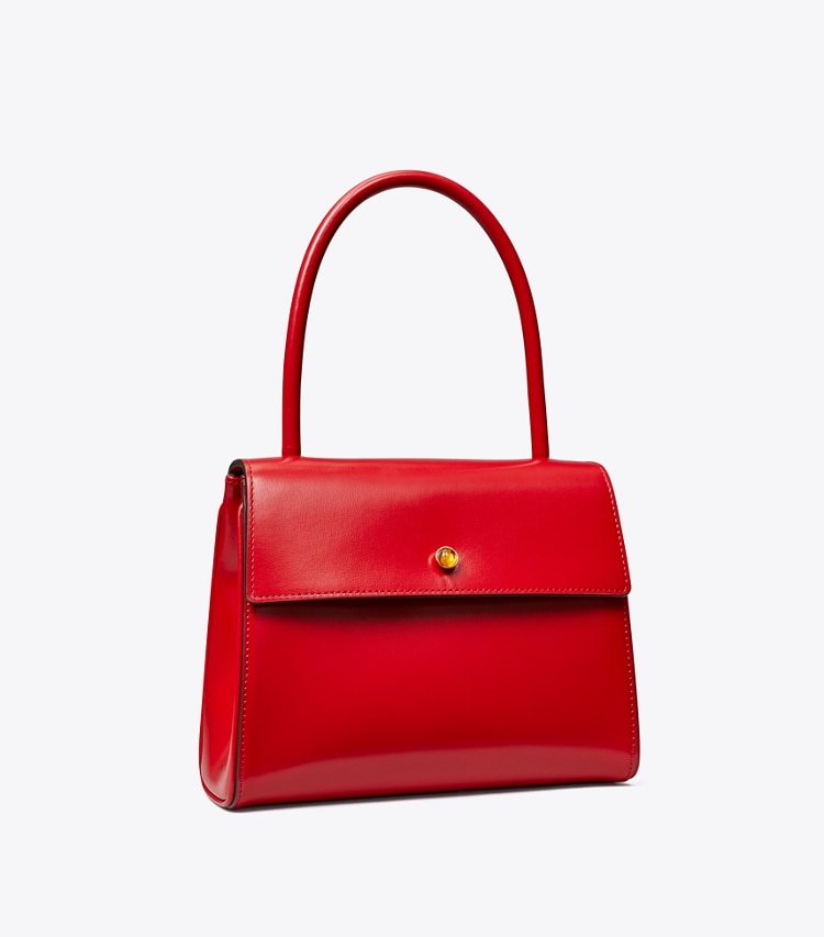 TORY BURCH WOMEN'S SMALL DEVILLE BAG - Warm Red - Click Image to Close