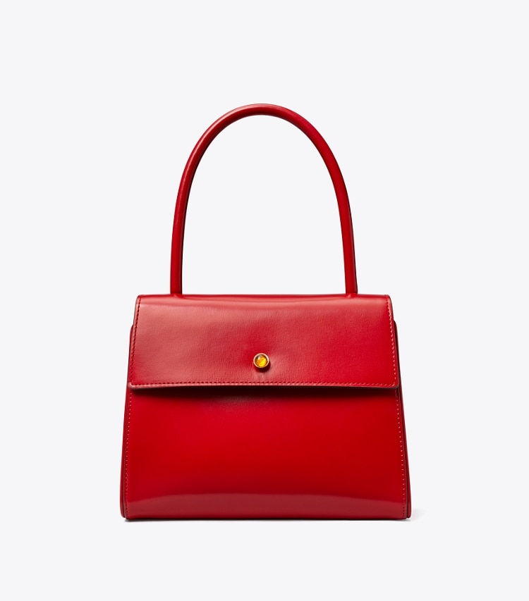 TORY BURCH WOMEN'S SMALL DEVILLE BAG - Warm Red