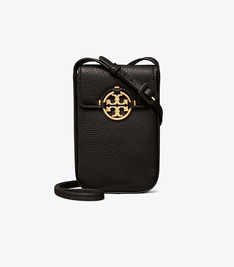 TORY BURCH WOMEN'S MILLER PHONE CROSSBODY - Black