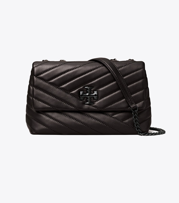 TORY BURCH WOMEN'S SMALL KIRA CHEVRON CONVERTIBLE SHOULDER BAG - Black