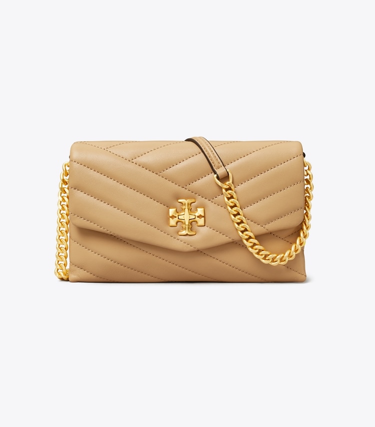 TORY BURCH WOMEN'S KIRA CHEVRON CHAIN WALLET - Desert Dune