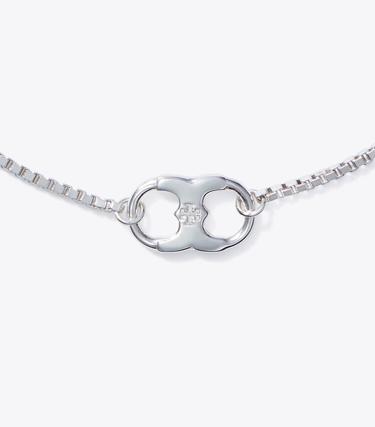 TORY BURCH WOMEN'S EMBRACE AMBITION CHAIN BRACELET - Silver