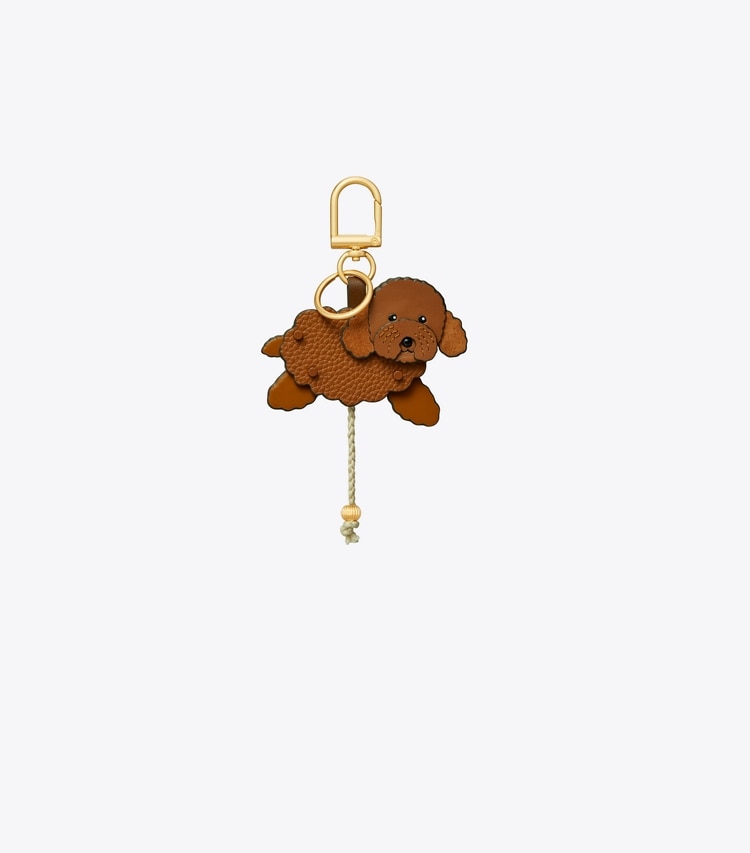 TORY BURCH WOMEN'S CHICKEN AND SLIM KEY RING - Light Umber