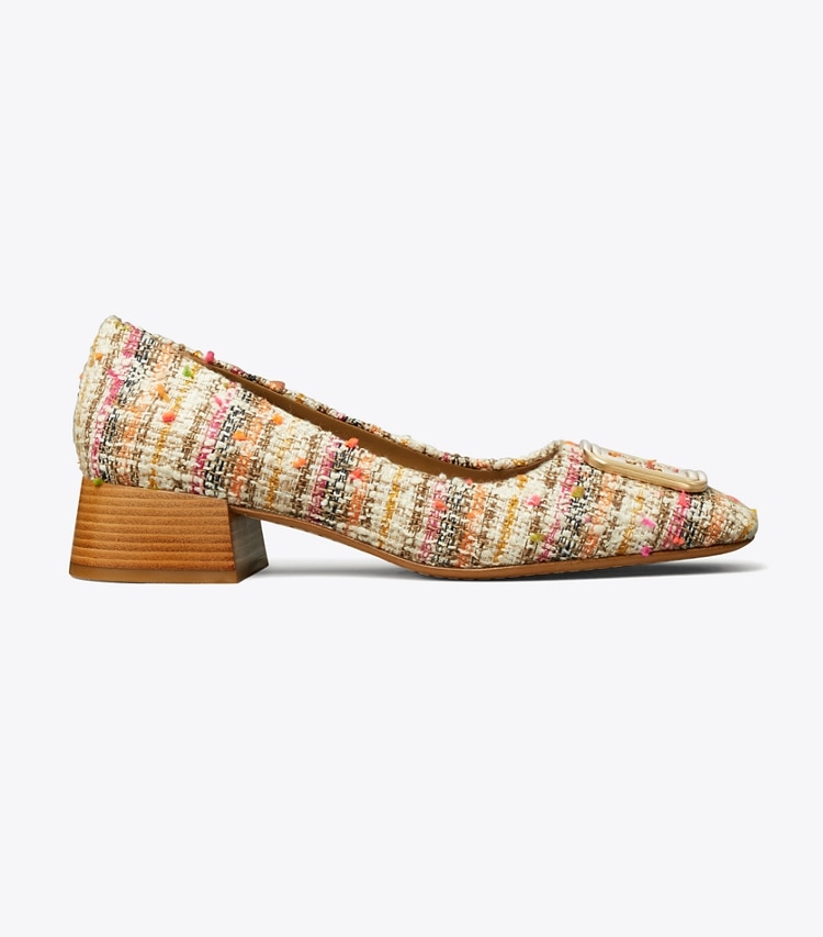 TORY BURCH WOMEN'S GEORGIA PUMP - Pink Multi Tweed