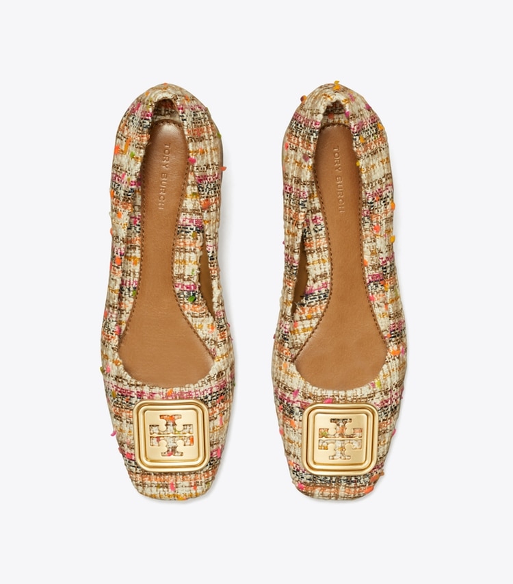 TORY BURCH WOMEN'S GEORGIA PUMP - Pink Multi Tweed