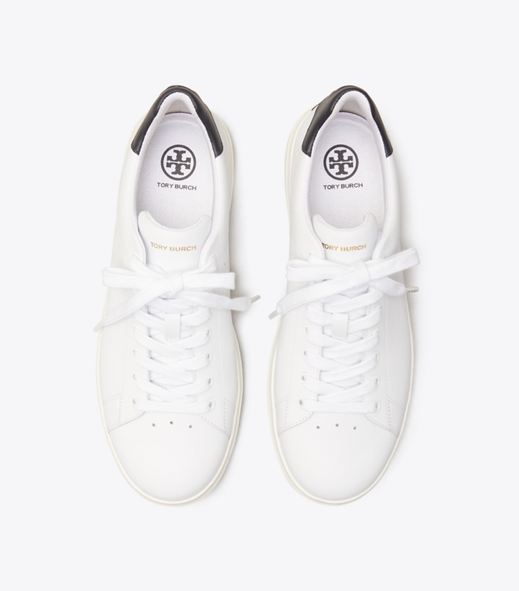 TORY BURCH WOMEN'S HOWELL GOLF SNEAKER - Titanium White/Tory Navy