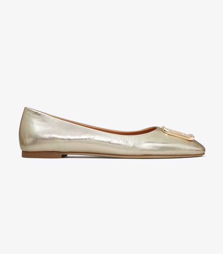 TORY BURCH WOMEN'S GEORGIA BALLET - Spark Gold