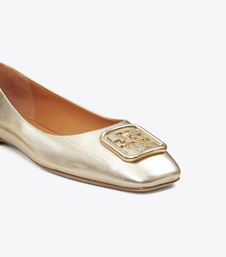 TORY BURCH WOMEN'S GEORGIA BALLET - Spark Gold