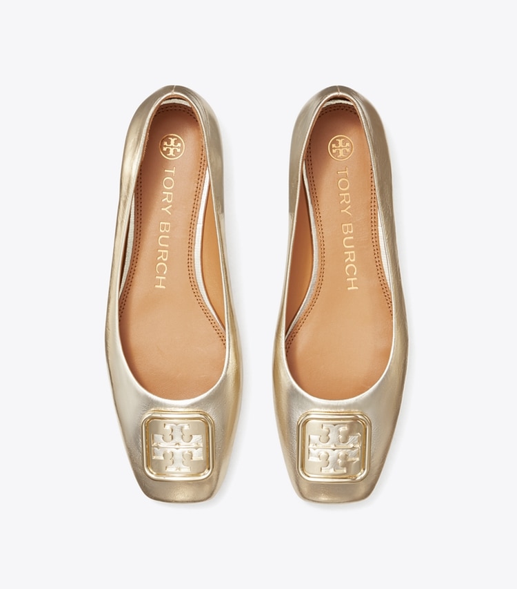 TORY BURCH WOMEN'S GEORGIA BALLET - Spark Gold