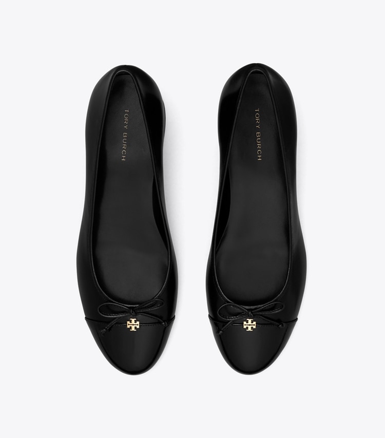 TORY BURCH WOMEN'S CAP-TOE PUMP - Perfect Black / Perfect Black