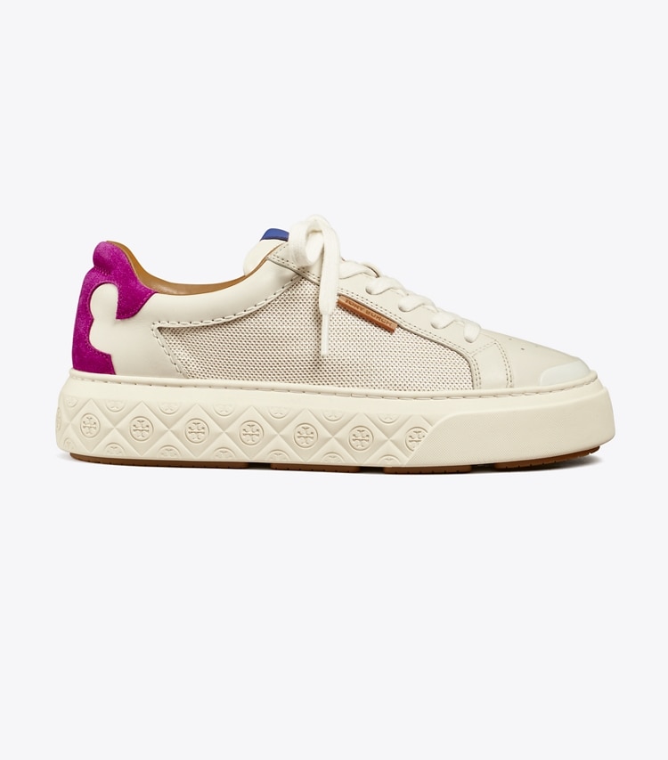 TORY BURCH WOMEN'S LADYBUG SNEAKER - Off White / Prickly Pear