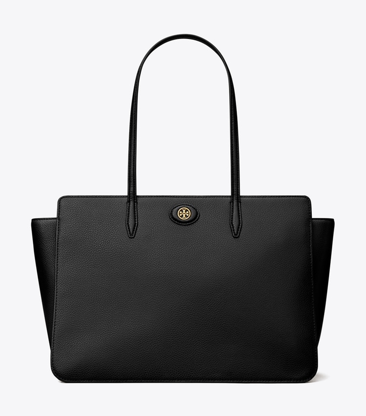 TORY BURCH WOMEN'S ROBINSON PEBBLED TOTE - Black