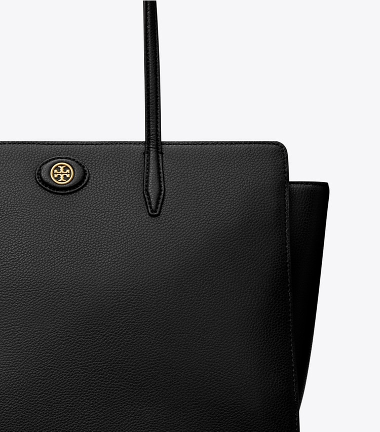 TORY BURCH WOMEN'S ROBINSON PEBBLED TOTE - Black