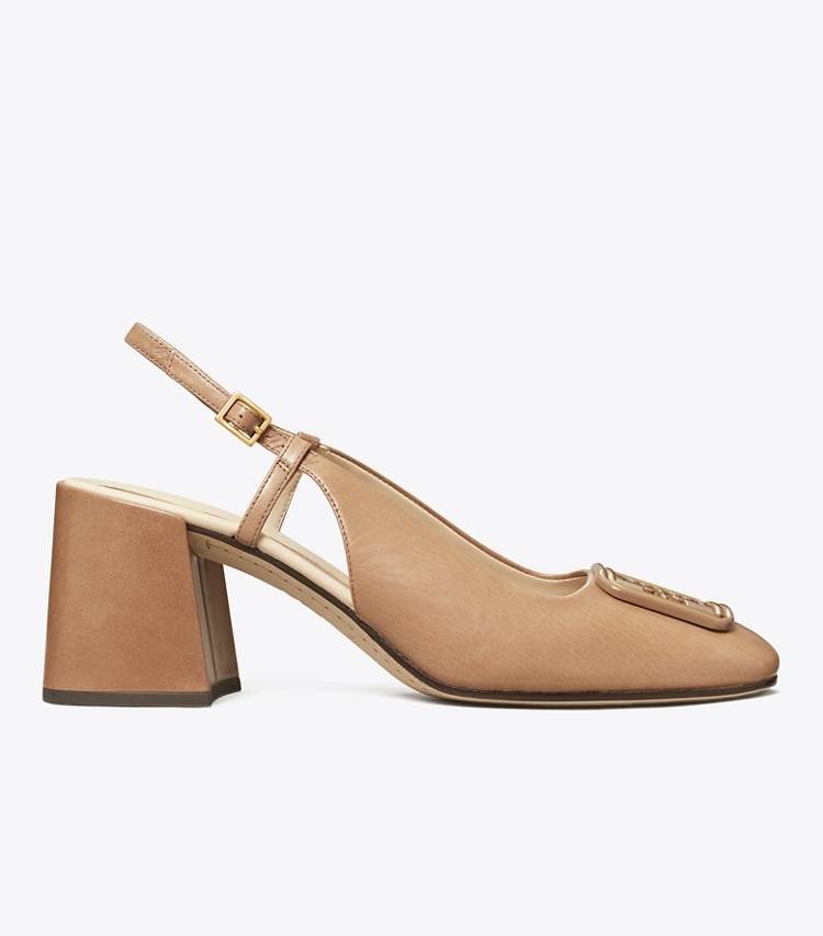 TORY BURCH WOMEN'S GEORGIA BOMBe SLINGBACK - Almond Flour