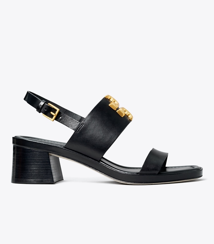 TORY BURCH WOMEN'S ELEANOR HEEL SANDAL - Perfect Black