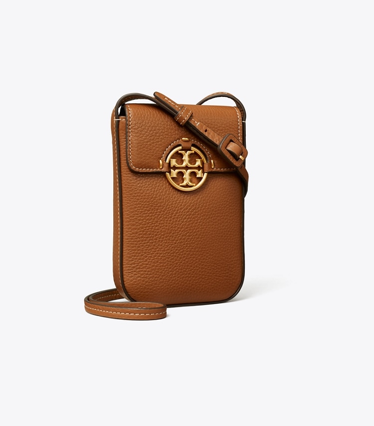 TORY BURCH WOMEN'S MILLER PHONE CROSSBODY - Light Umber