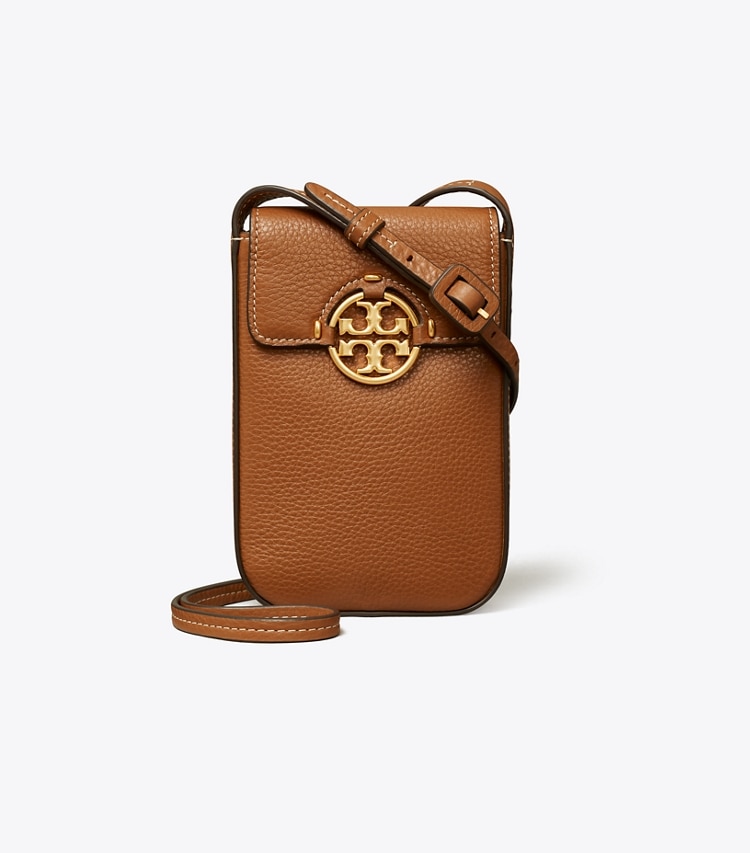 TORY BURCH WOMEN'S MILLER PHONE CROSSBODY - Light Umber