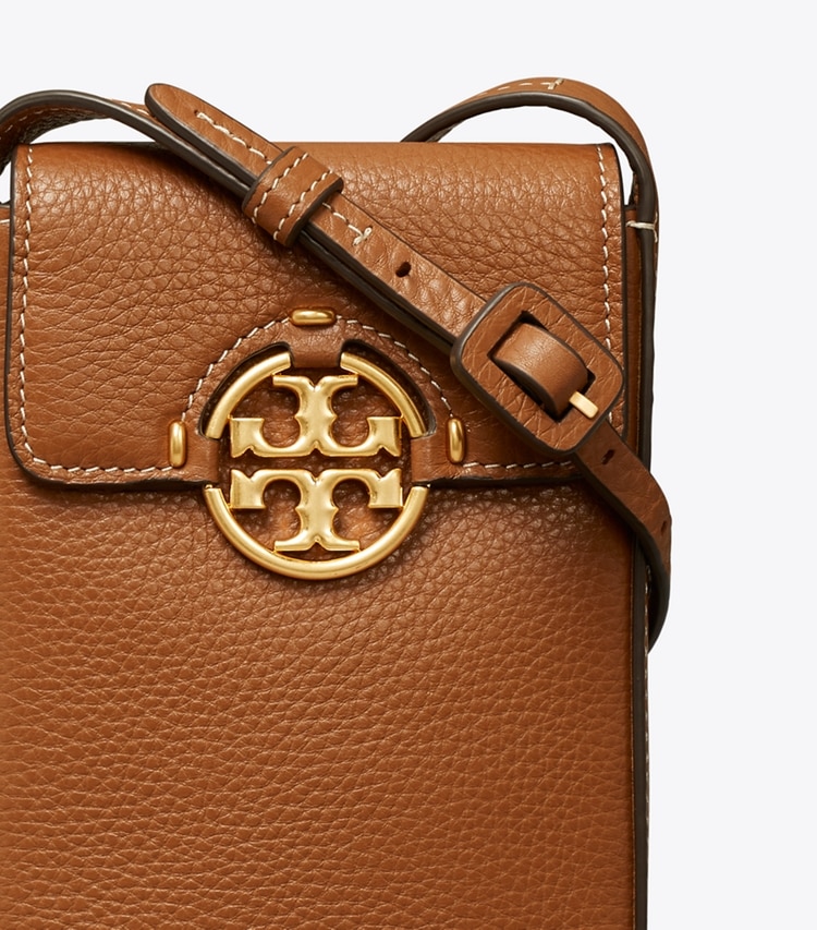 TORY BURCH WOMEN'S MILLER PHONE CROSSBODY - Light Umber