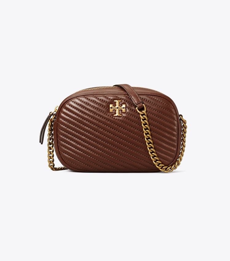 TORY BURCH WOMEN'S KIRA CHEVRON MOTO QUILT CAMERA BAG - Tree Branch