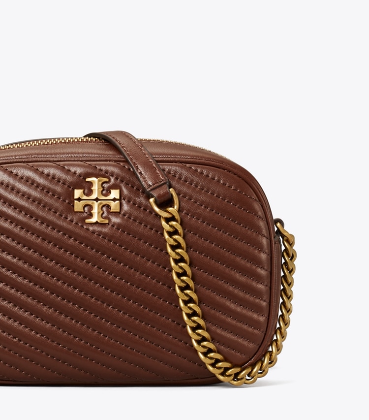 TORY BURCH WOMEN'S KIRA CHEVRON MOTO QUILT CAMERA BAG - Tree Branch