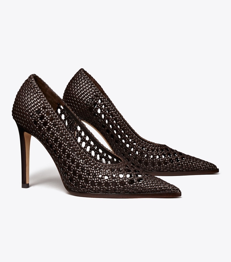 TORY BURCH WOMEN'S WOVEN POINTED PUMP - Coco