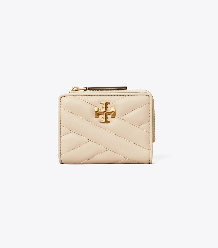 TORY BURCH WOMEN'S KIRA CHEVRON BI-FOLD WALLET - New Cream