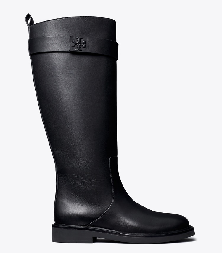 TORY BURCH WOMEN'S DOUBLE T UTILITY BOOT - Perfect Black