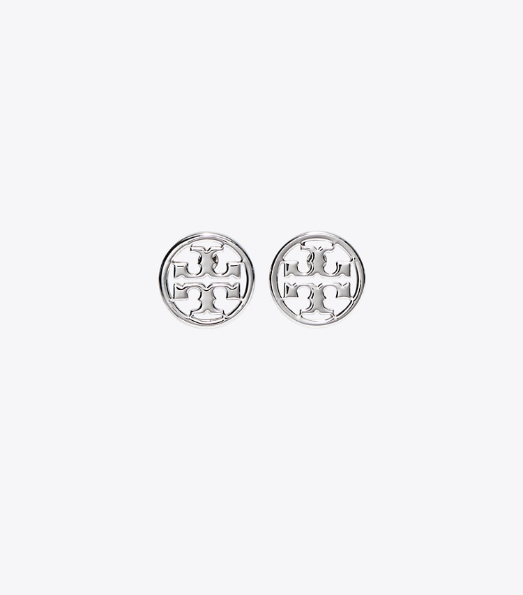 TORY BURCH WOMEN'S MILLER STUD EARRING - Tory Silver