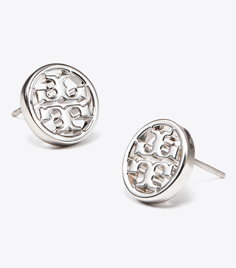 TORY BURCH WOMEN'S MILLER STUD EARRING - Tory Silver