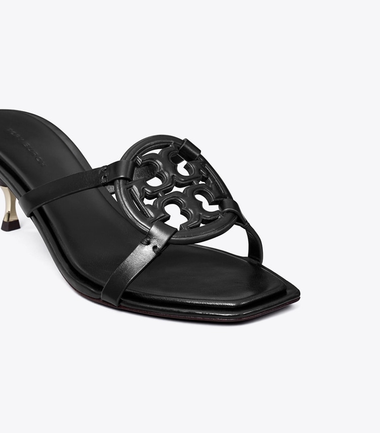 TORY BURCH WOMEN'S MILLER BOMBe LOW HEEL SANDAL - Perfect Black