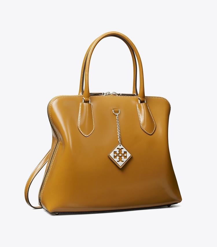 TORY BURCH WOMEN'S SWING SATCHEL - Granola - Click Image to Close