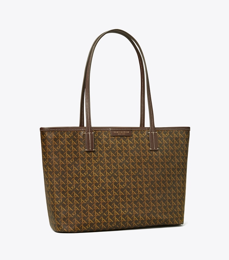 TORY BURCH WOMEN'S SMALL EVER-READY ZIP TOTE - Chocolate