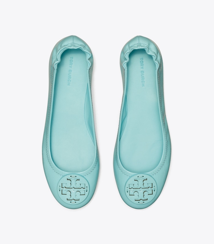 TORY BURCH WOMEN'S MINNIE TRAVEL BALLET - Light Blue