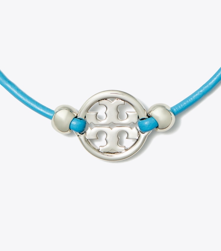 TORY BURCH WOMEN'S MILLER SLIDER BRACELET - Tory Silver / Blue