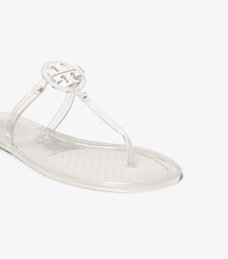 TORY BURCH WOMEN'S MINI MILLER JELLY SANDAL - Clear