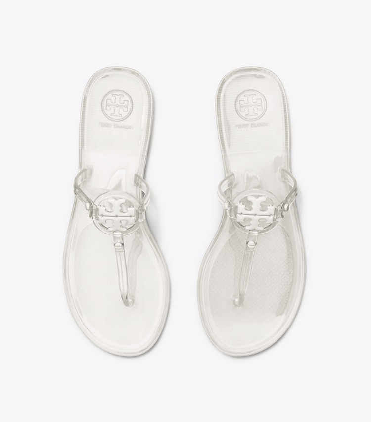 TORY BURCH WOMEN'S MINI MILLER JELLY SANDAL - Clear