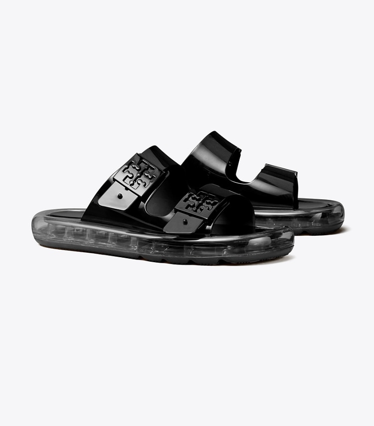 TORY BURCH WOMEN'S BUCKLE BUBBLE JELLY - Black