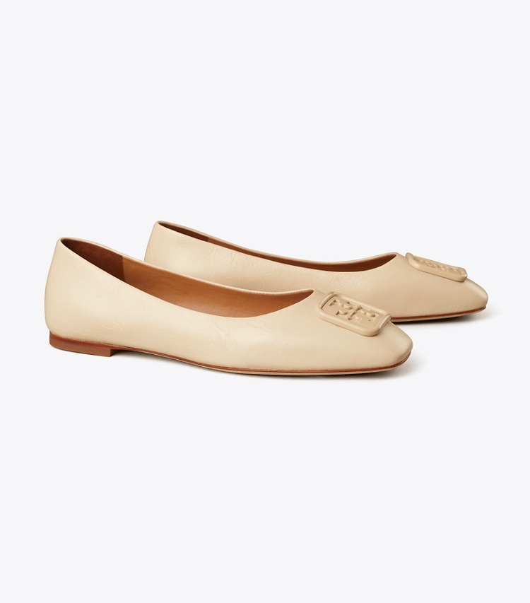 TORY BURCH WOMEN'S GEORGIA BALLET, WIDE - Brie