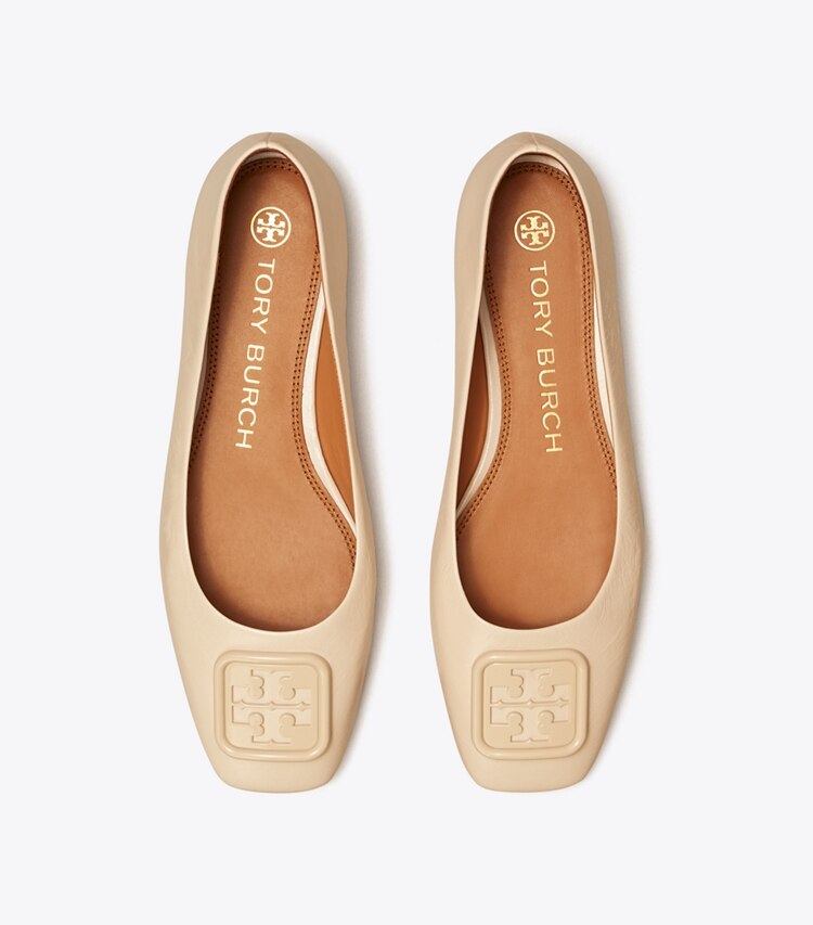 TORY BURCH WOMEN'S GEORGIA BALLET, WIDE - Brie