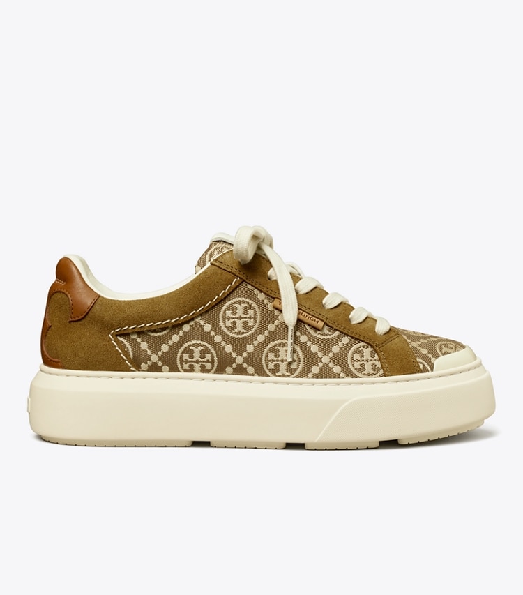 TORY BURCH WOMEN'S T MONOGRAM LADYBUG SNEAKER - Inverse Hazel / Alce / Bourbon