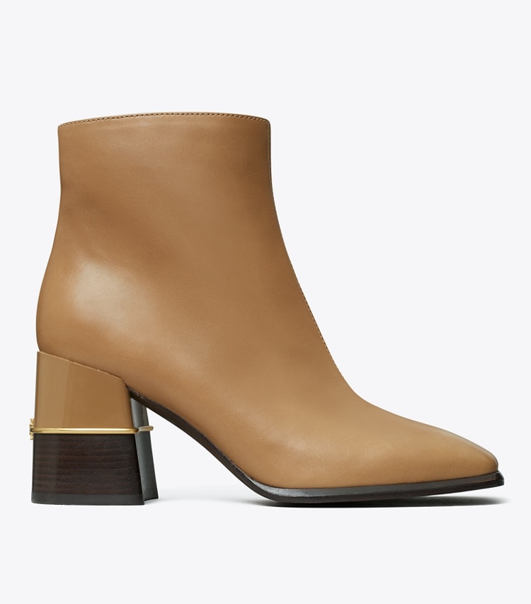 TORY BURCH WOMEN'S LEATHER ANKLE BOOT - Almond Flour