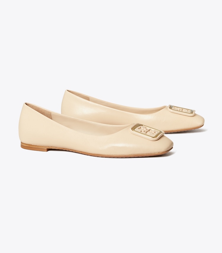 TORY BURCH WOMEN'S GEORGIA BALLET - Brie