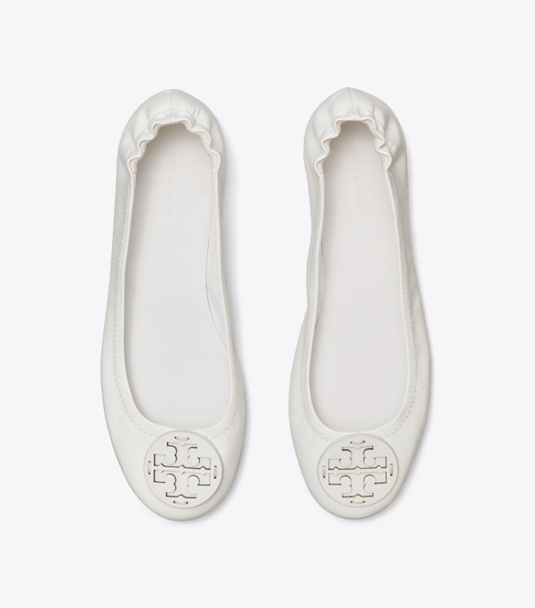 TORY BURCH WOMEN'S MINNIE TRAVEL BALLET - Gardenia