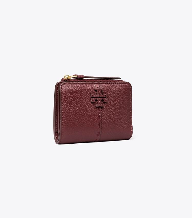 TORY BURCH WOMEN'S MCGRAW BI-FOLD WALLET - Muscadine